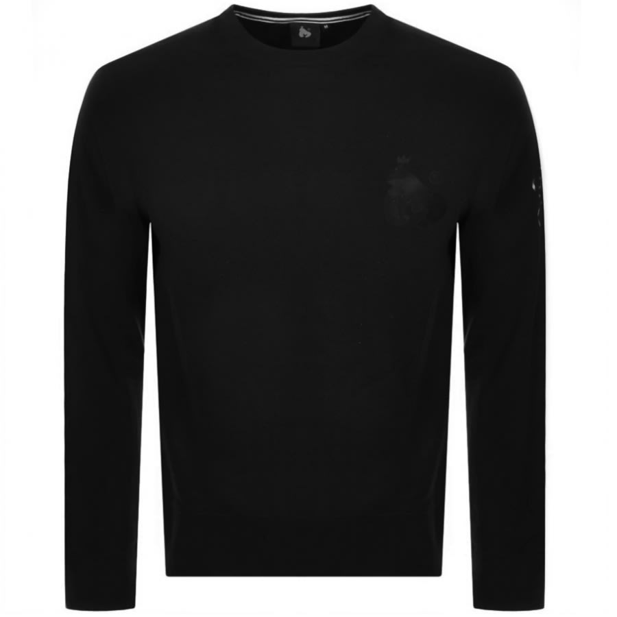 Alternative Image for ProductMoney Crew Neck Logo Tracksuit Black2
